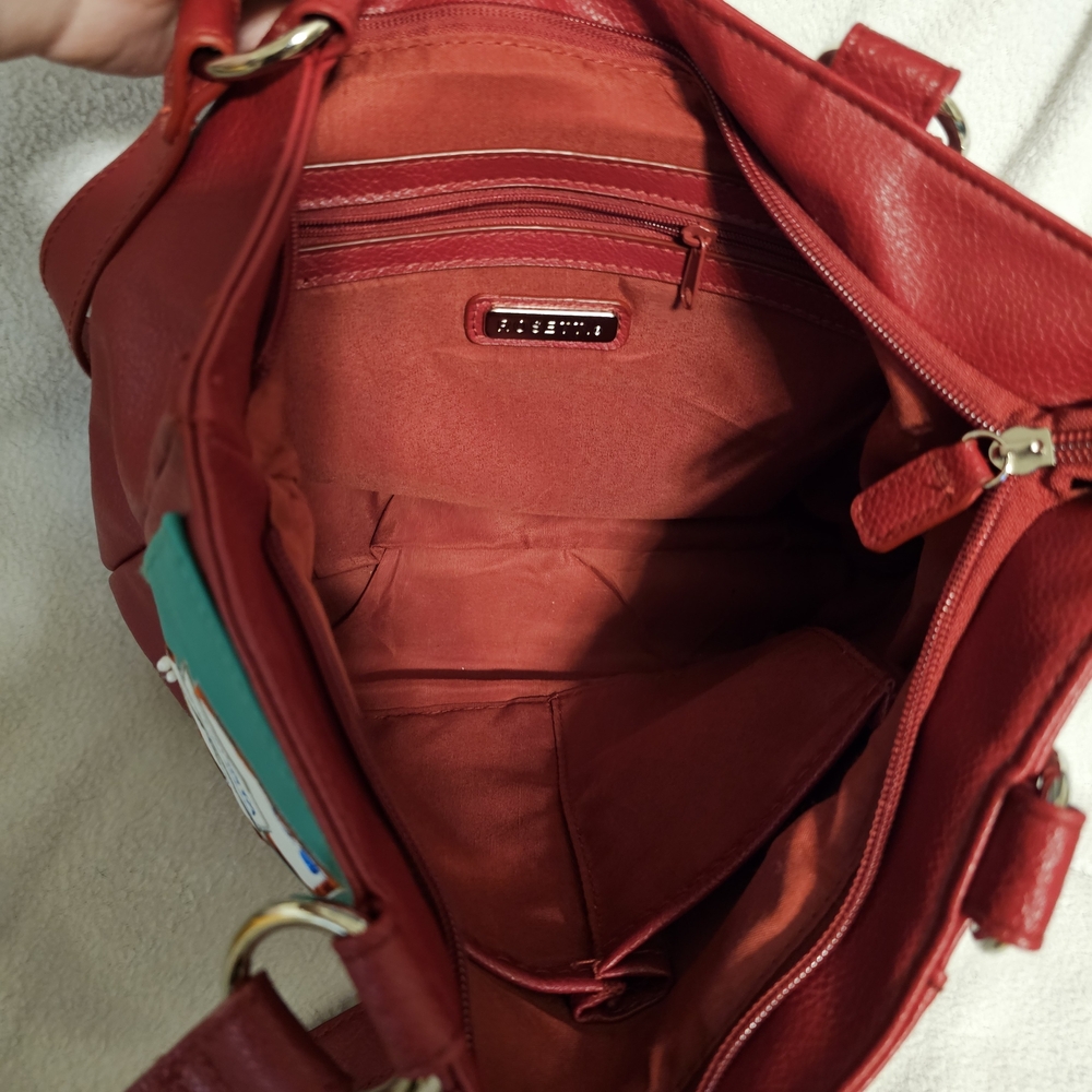 Rosetti Red Holiday Shoulder Bag - Picture 4 of 5